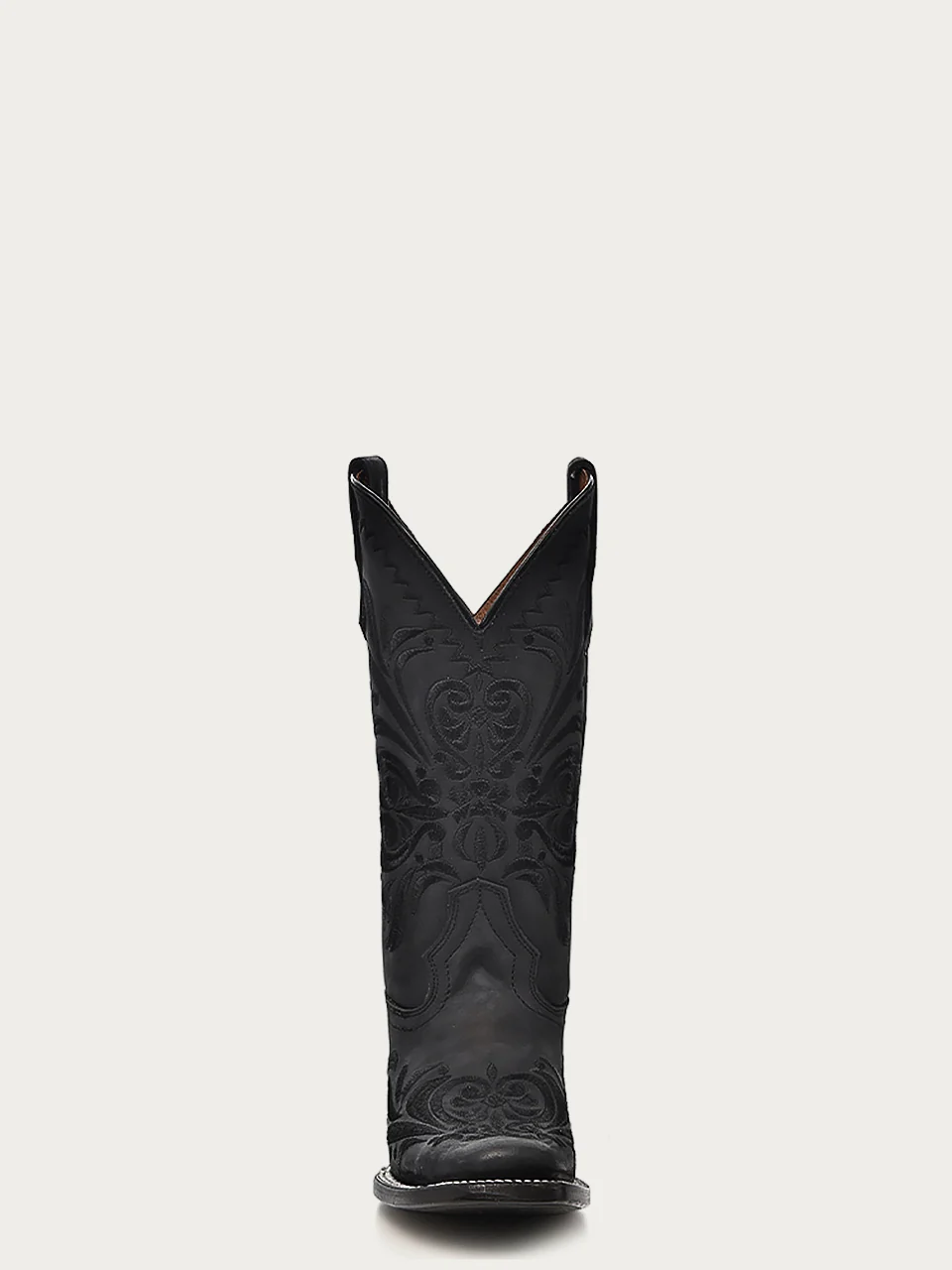 L5464 - WOMEN’S EMBROIDERY BLACK SQUARE TOE COWBOY BOOT - Image 3