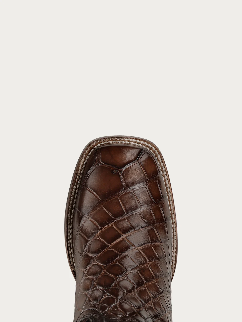 A5119 - MEN'S HONEY INLAY AND EMBROIDERY WIDE SQ. TOE COWBOY BOOT - Image 6