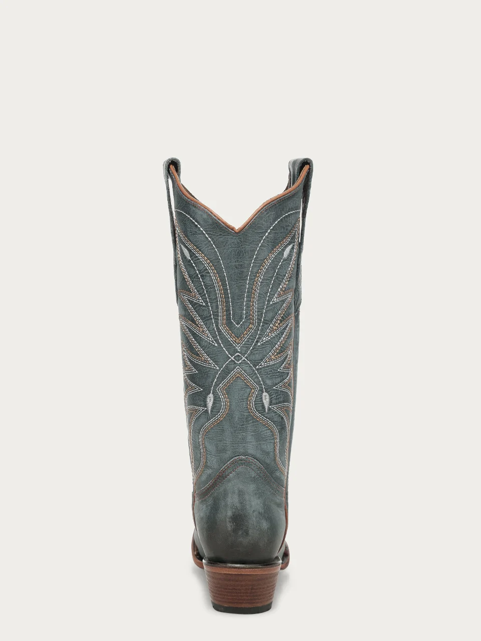 L8069 - WOMEN'S EMBROIDERY AND TRIAD BLUE SNIP TOE CIRCLE G COWBOY BOOT - Image 8