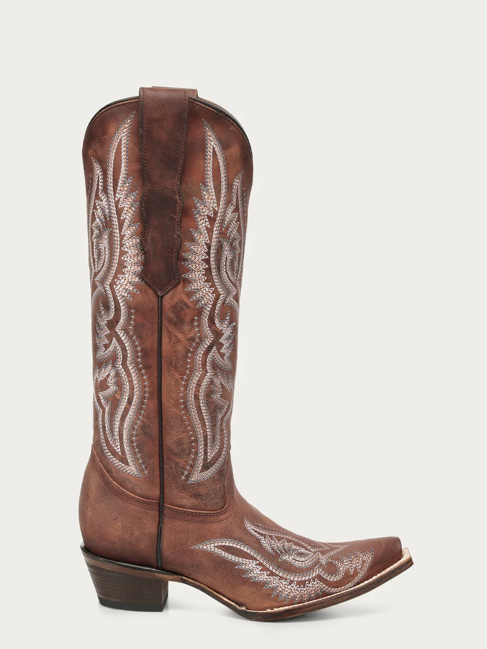 L8072 - WOMEN'S EMBROIDERY AND TRIAD SHEDRON SNIP TOE CIRCLE G COWBOY BOOT - Image 4