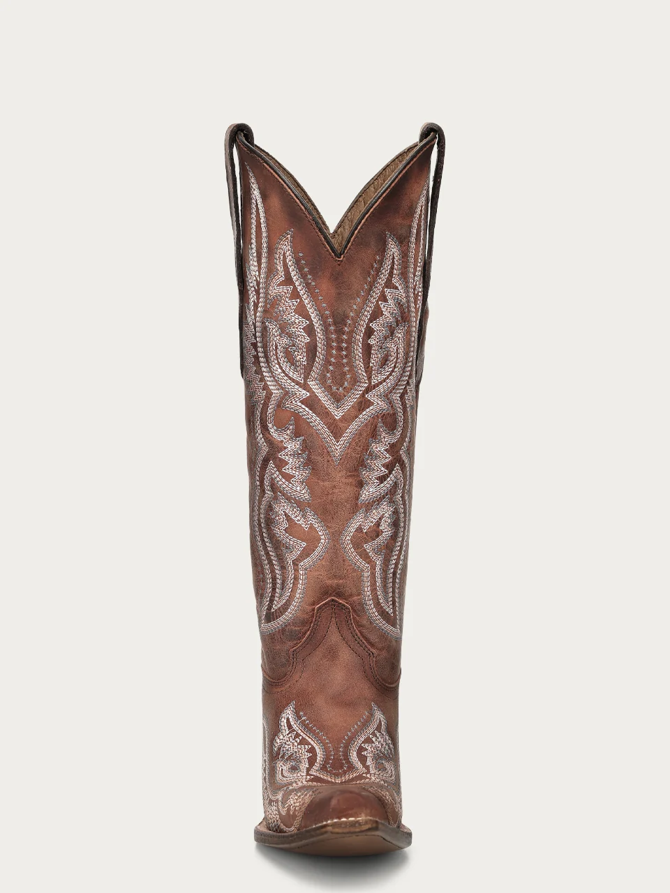 L8072 - WOMEN'S EMBROIDERY AND TRIAD SHEDRON SNIP TOE CIRCLE G COWBOY BOOT - Image 6