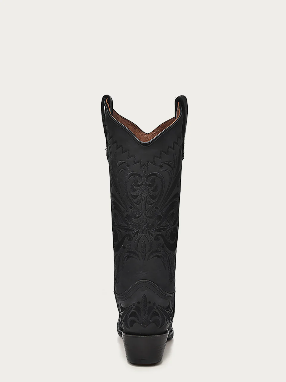L5433 - WOMEN’S EMBROIDERY BLACK SNIP TOE COWBOY BOOT - Image 4
