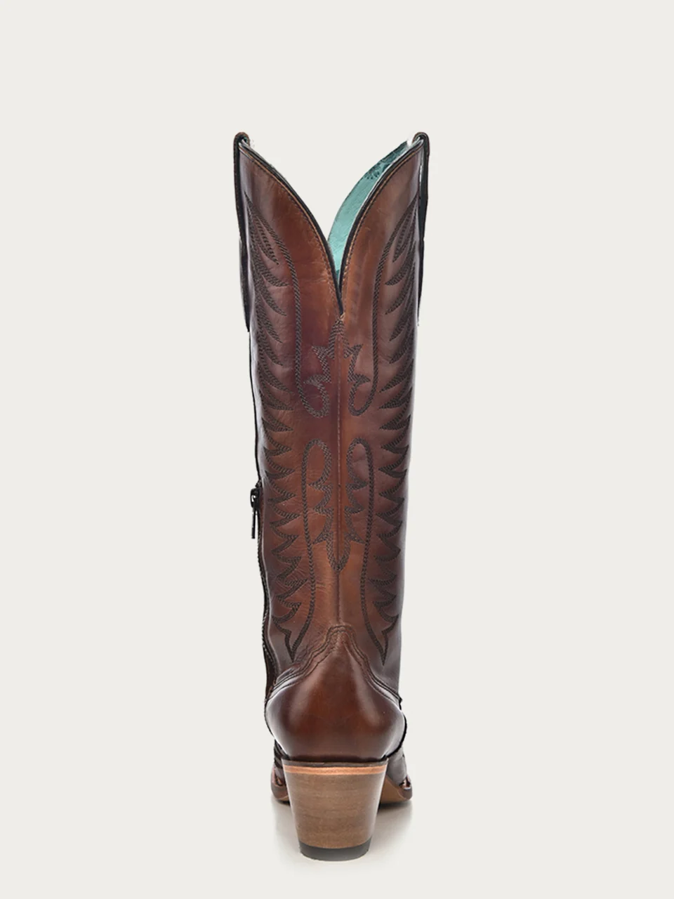 E1570 - WOMEN'S EMBROIDERY COGNAC J TOE COWBOY BOOT - Image 5
