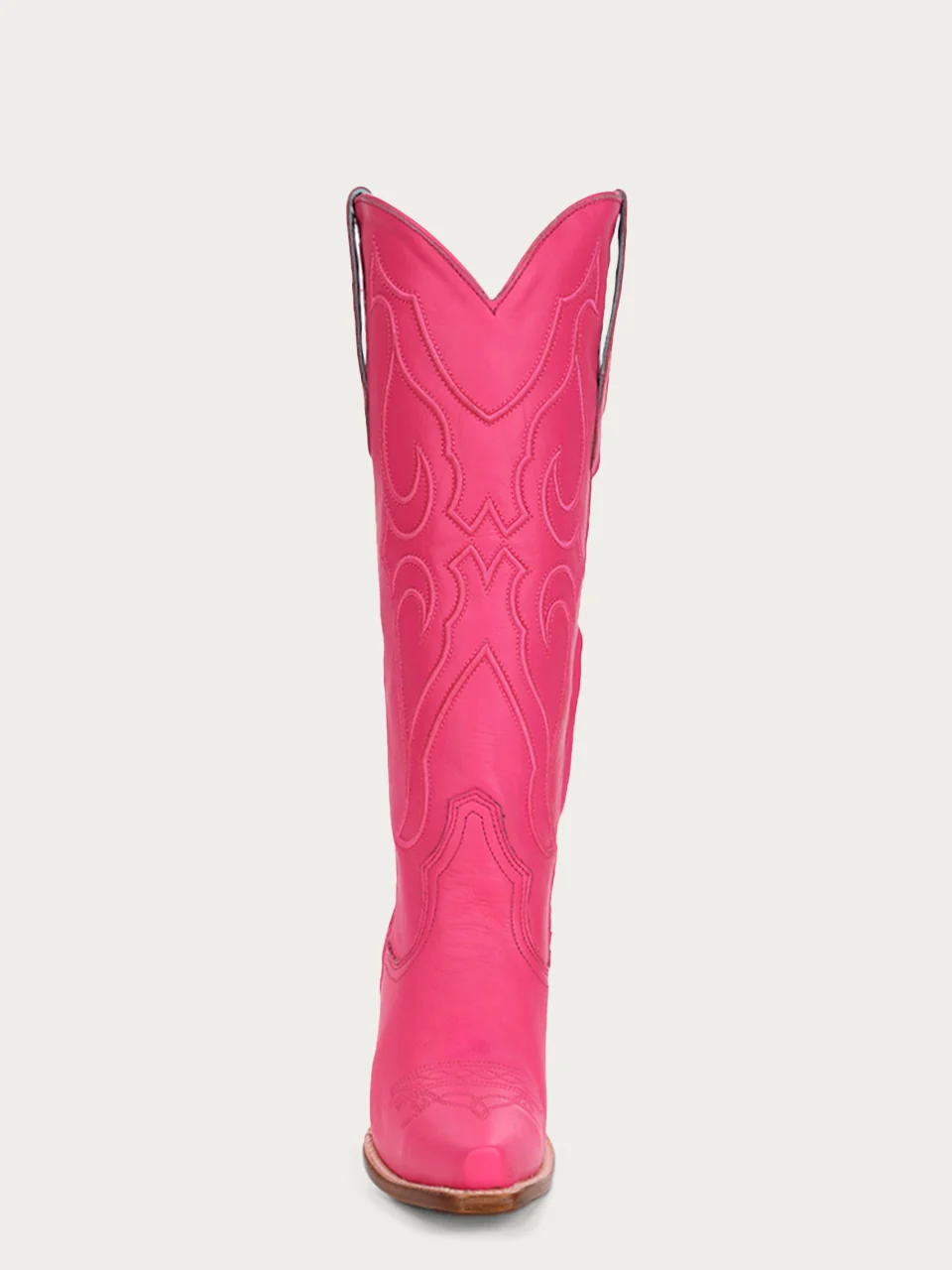Z5157 - WOMEN'S EMBROIDERY FUCHSIA TALL TOP SNIP TOE COWBOY BOOT - Image 5