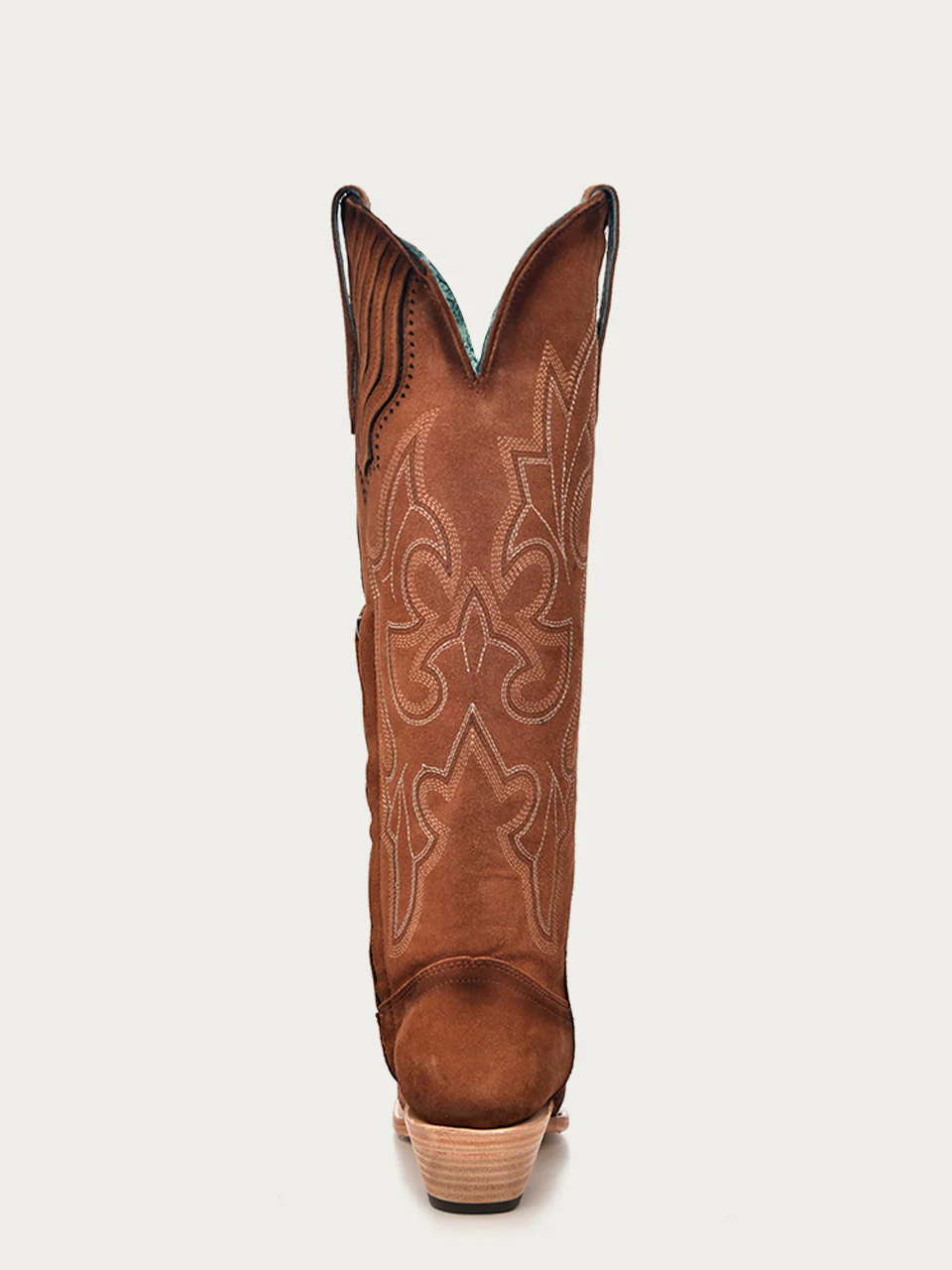 A4437 - WOMEN'S EMBROIDERY SHEDRON SUEDE TALL TOP SNIP TOE COWBOY BOOT - Image 5