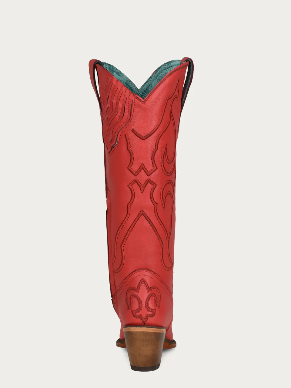 Z5076 - WOMEN'S RUBY RED EMBROIDERY TALL TOP SNIP TOE COWBOY BOOT - Image 5