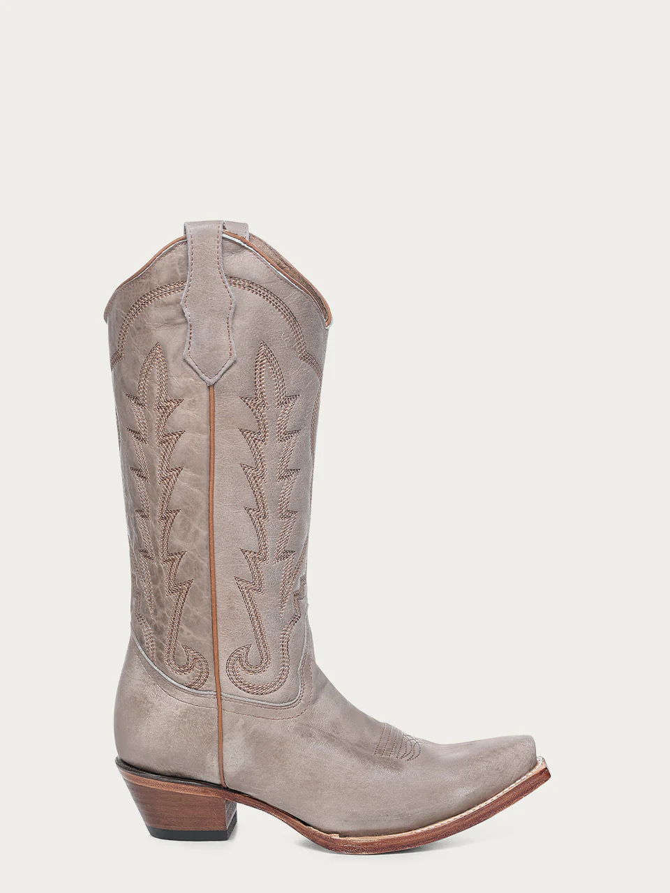 L6335 - WOMEN'S SAND EMBROIDERY CIRCLE G SNIP TOE COWBOY BOOT - Image 2