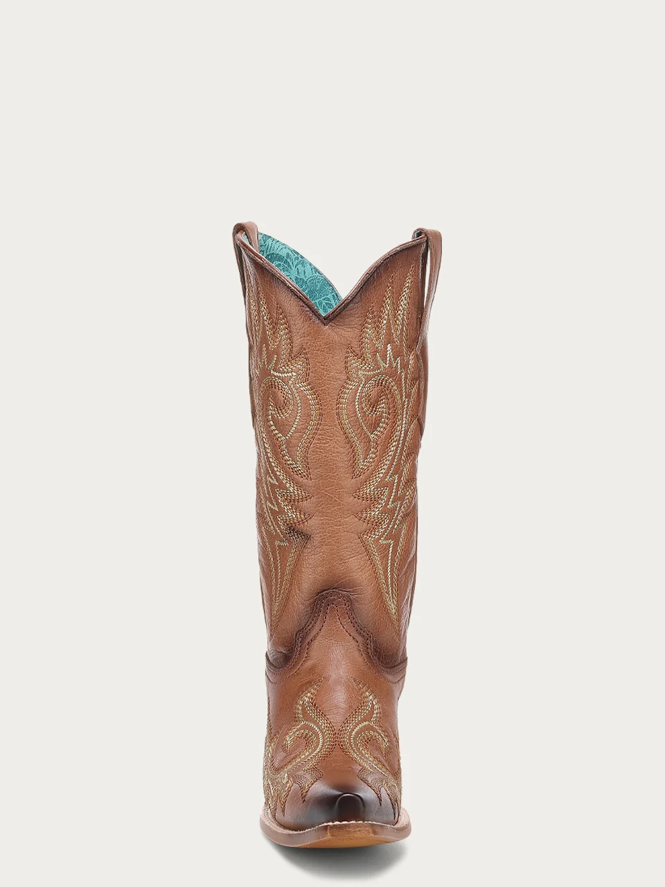 Z5506 - WOMEN'S SHEDRON FLAMES EMBROIDERY SNIP TOE COWBOY BOOT - Image 4