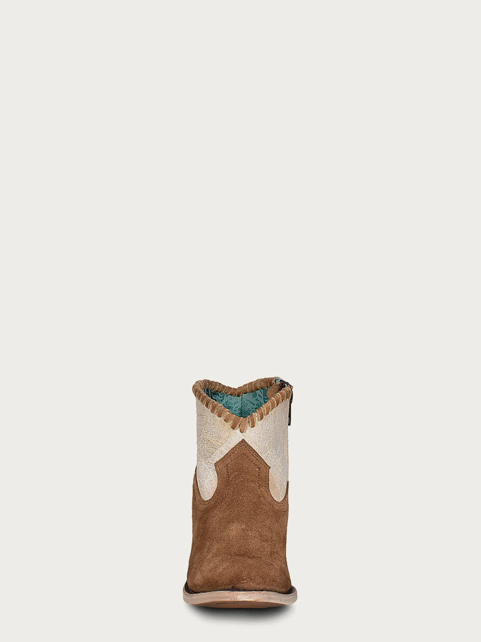 A4276 - WOMEN'S WOVEN SAND SHORT J-TOE COWBOY BOOT WITH ZIPPER - Image 3